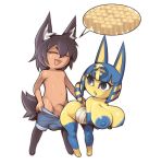  2019 ambiguous_penetration animal_crossing animal_humanoid ankha_(animal_crossing) anthro anthro_penetrated balls big_balls big_breasts big_penis biped breasts clothing domestic_cat duo egyptian erection felid felid_humanoid feline feline_humanoid felis female female_penetrated flaccid from_behind_position fur hair hi_res huge_balls huge_breasts huge_penis humanoid humanoid_on_anthro humanoid_penetrating humanoid_penetrating_anthro male male/female male_penetrating mammal mammal_humanoid money nintendo nipples open_mouth penetration penis pictographics plantpenetrator sex simple_background speech_bubble uraeus video_games 