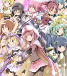  akemi_homura charlotte_(puella_magi_madoka_magica) dress kaname_madoka magia_record_puella_magi_madoka_magica_gaiden mahou_shoujo_madoka_magica megane miki_sayaka momoe_nagisa sakura_kyouko sword tagme thighhighs tomoe_mami weapon 