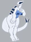  anthro big_(disambiguation) breasts butt deermary female hi_res legendary_pok&eacute;mon lugia nintendo nude pok&eacute;mon pok&eacute;mon_(species) pok&eacute;morph solo thick_thighs video_games wide_hips 