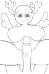  absurd_res antlers big_breasts big_penis breasts cartoon_network duo eyelashes fairy female hi_res horn humanoid imminent_sex kamikiller_(artist) looking_down male male/female nipples penis penny_fitzgerald smile solo_focus the_amazing_world_of_gumball vein wings 