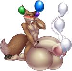  balloon balls big_balls blush bodily_fluids canid canine cum genital_fluids giant_sperm hi_res huge_balls humanoid_penis hyper hyper_balls hyper_penis male mammal maws-paws penis what what_has_science_done why yellow_eyes 