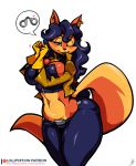  &lt;3 absurd_res anthro big_breasts breasts canid canine carmelita_fox cleavage clothed clothing female fox handcuffs hi_res lollipopcon mammal shackles sly_cooper_(series) sony_corporation sony_interactive_entertainment sucker_punch_productions video_games 