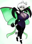 animal_humanoid arthropod arthropod_humanoid big_breasts breasts cleavage clothed clothing female hi_res humanoid insect insect_humanoid joeydrawss lepidopteran lepidopteran_humanoid moth_humanoid solo tongue tongue_out 