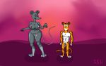  16:10 2019 anthro balls duo felid female full-length_portrait fur hi_res male male/female mammal mouse murid murine pantherine penis portrait rodent simple_background size_difference smaller_male supershadowhedgehod tiger 