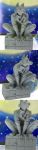  absurd_res beastars clay crouching gar_ger_k hi_res legosi_(beastars) photography_(artwork) sculpture_(artwork) starry_background traditional_media_(artwork) 