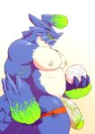  anthro big_penis brachydios brute_wyvern capcom clothing dragon flaccid hi_res male monster_hunter musclegut muscular muscular_male nipples open_mouth penis retracted_foreskin serex smile solo sport standing thick_penis uncut underwear underwear_down vein veiny_penis video_games volleyball 