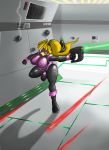  action_pose anatid anseriform anthro avian big_breasts bird blonde_hair breasts duck female hair hi_res huge_breasts laser laser_gun lordstevie nipples non-mammal_breasts pose ranged_weapon shooting solo weapon 