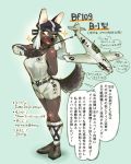  2018 aircraft anthro boots breasts brown_eyes brown_fur canid canine canis clothed clothing domestic_dog female fluffy fluffy_tail footwear fur hair hand_behind_back hat headgear headwear hi_res hideki_kaneda holding_object japanese_text mammal open_mouth shoes simple_background solo standing text translation_request white_hair 