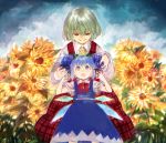  2girls boots cirno kazami_yuuka konabetate multiple_girls touhou 