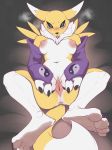  2019 anthro canid canine conditional_dnp digimon digimon_(species) female front_view looking_at_viewer mammal presenting pussy renamon scappo solo 