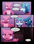  ? anthro buttplug clothed clothing collar comic darkmirage dialogue dragonchu dragonchu_(character) english_text fan_character female fur hair hi_res male quetzalli_(character) sex_toy sis_(fyoshi) text 
