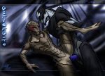  alien animal_genitalia blue_penis clitoris duo female genital_slit jesterdk male male/female mass_effect nude penetration penis pussy raised_leg slit t_square_position turian vaginal vaginal_penetration video_games 