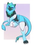  anthro balls clothed clothing crossdressing hi_res humanoid_penis hybrid lavenderpandy legendary_pok&eacute;mon legwear looking_at_viewer lugia male nintendo penis pok&eacute;mon pok&eacute;mon_(species) solo thigh_highs underwear video_games zeraora 