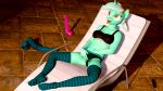  16:9 3d_(artwork) 4k absurd_res anthro bra clothing digital_media_(artwork) equid equine female friendship_is_magic hi_res horn kneesocks legwear lyra_heartstrings_(mlp) mammal moonlyrain my_little_pony panties sex_toy socks solo underwear unicorn 