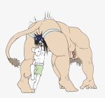  9x9 ballbusting cock_and_ball_torture felid genital_torture lion male mammal mouse murid murine muscular pantherine rodent roommates short size_difference tall 