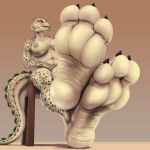  1:1 2019 3_toes anthro areola argonian barefoot bethesda_softworks breasts chair claws clenched_teeth crossed_legs female foot_focus grin hi_res markings mtfoxx navel nipples non-mammal_breasts nude scalie sheelahi simple_background sitting slit_pupils smile soles solo spiked_tail teeth the_elder_scrolls toe_claws toes video_games yellow_eyes 