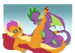  dragon duo exelzior-maximus female friendship_is_magic male male/female my_little_pony penetration penis pussy smolder_(mlp) spike_(mlp) vaginal vaginal_penetration young 