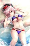  bikini fate/grand_order hane_yuki miyamoto_musashi_(fate/grand_order) swimsuits 