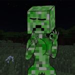  2019 breasts creeper digital_media_(artwork) female fingers humanoid just_right meme minecraft not_furry nude pussy solo video_games 