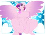  &lt;3 anthro big_breasts breasts crouching equid female friendship_is_magic hi_res horn leinhart mammal my_little_pony nipples princess_cadance_(mlp) pussy thick_thighs winged_unicorn wings 