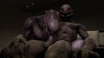  3d_(artwork) abs alien balls biceps circumcised digital_media_(artwork) duo erection halo_(series) ictonica male male/male microsoft muscular muscular_male nipples nude obliques oral pecs penis sangheili scalie serratus_anterior source_filmmaker teeth triceps vein video_games xbox_game_studios yellow_eyes 