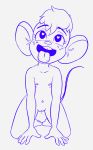  &lt;3 &lt;3_eyes anthro bodily_fluids cub elvenbiker female genital_fluids hair hi_res mammal mouse murid murine nipples nude open_mouth pussy rodent simple_background smile solo tongue vaginal young 