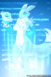  absurd_res anthro blue_eyes breasts digimon digimon_(species) digital_media_(artwork) female hi_res holographic nude pussy renamon science_fiction 