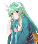  cleavage fate/grand_order horns japanese_clothes kiyohime_(fate/grand_order) nipples tagme z_loader 