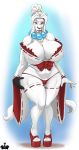  anthro big_breasts blackfox85 breasts cleavage clothed clothing felid hi_res huge_breasts jewelry kincade lion mammal necklace nipple_outline pantherine panties underwear wide_hips 
