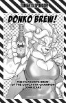  alcohol anthro beer beverage breasts cleavage clothed clothing daigaijin donkizari english_text felid female fur furryfight_chronicles gloves hair handwear lion mammal pantherine solo text 