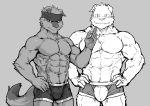  2019 abs anthro biceps black_nose canid canine canis domestic_dog fur male mammal muscular muscular_male pecs rpbbw 