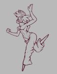  2019 anthro breasts butt clothed clothing digital_media_(artwork) female freepancakes gardevoir hair hi_res humanoid nintendo not_furry pok&eacute;mon pok&eacute;mon_(species) pussy scrafty simple_background smile solo video_games 