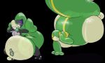  2018 3_fingers ambiguous_gender animate_inanimate anthro avian belly_expansion big_tail biped bird brown_eyes digital_drawing_(artwork) digital_media_(artwork) eye_markings fingers floating green_body green_tail grin growth huge_tail hypnosis inanimate_transformation inflatable inflation living_inflatable markings mind_control nintendo nozzle nude pok&eacute;mon pok&eacute;mon_(species) pool_toy red_eyes red_sclera ringed_eyes scalie scotch_hideyoshi simple_background smile smirk snivy solo species_transformation standing talons tan_belly thick_tail toony transformation video_games yellow_markings 