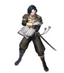  fire_emblem fire_emblem_heroes fire_emblem_three_houses hubert_(fire_emblem) nintendo penekor sword uniform 