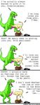  daily_dinosaur_comics dinosaur_comics dromiceiomimus qwantz t-rex tehwalrus webcomic 