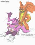  blaze_the_cat crossover darknek0gami demi-glenn digimon gazimon sonic_team 