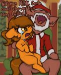 bodily_fluids christmas crying equid equine fan_character hi_res holidays horse mammal marsminer my_little_pony pony santa_claus tears venus_spring 
