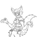 1:1 2019 3_fingers anthro belt biped clothed clothing digital_drawing_(artwork) digital_media_(artwork) explosives fangs fingerless_gloves fingers front_view fur gloves grenade grin guardians_of_the_galaxy handwear krolik long_tail male mammal marvel monochrome pose procyonid raccoon rocket_raccoon shrug signature sleeveless smile solo solo_focus standing teeth weapon 