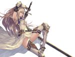  armor pantsu sword tachikawa_mushimaro thighhighs 