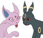  blush eeveelution espeon makasia nintendo pok&eacute;mon pok&eacute;mon_(species) tongue tongue_out umbreon video_games 