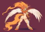  anthro anus big_breasts breasts daybreaker_(mlp) equid female hi_res horn mae_(artist) mammal melee_weapon my_little_pony pussy sword weapon winged_unicorn wings 