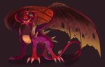  2019 absurd_res claws digital_media_(artwork) dragon hi_res horn malefor membrane_(anatomy) membranous_wings plaguedogs123 scales scalie spines spyro_the_dragon video_games western_dragon wings 