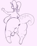  2019 antennae_(anatomy) anthro anus areola atrolux backsack balls big_breasts big_butt breasts butt curled_tail dragon eyes_closed feet foreskin goodra gynomorph huge_breasts huge_butt humanoid_penis intersex nintendo nude overweight overweight_gynomorph overweight_intersex penis perineum pok&eacute;mon pok&eacute;mon_(species) puffy_areola raised_tail rear_view short_tail sketch slime thick_tail thick_thighs uncut video_games 