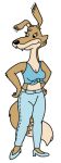  anthro blinky_bill_(series) breasts canid canine canis clothed clothing daisy_dingo digital_media_(artwork) dingo dragonboy618 female footwear high_heels mammal shoes smile translucent 