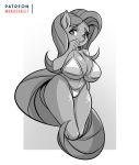  absurd_res anthro big_breasts bikini breasts cleavage clothed clothing equid equine female fluttershy_(mlp) friendship_is_magic hi_res mammal mrkashkiet my_little_pony swimwear 