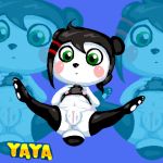  1:1 2019 activision crash_bandicoot_(series) cub female freeflyspecter giant_panda low_res mammal pussy ursid video_games yaya_panda young 
