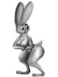  anthro awkward ballotboxfox female hi_res lagomorph leaning leporid mammal nude rabbit solo standing 