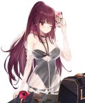  cleavage girls_frontline ink92 open_shirt see_through swimsuits wa2000_(girls_frontline) 