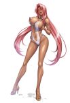  breast_grab breasts ingrid_(makai_kishi_ingrid) kagami lilith_soft nipples swimsuits taimanin_asagi_kessen_arena wet wet_clothes 