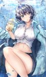  no_bra nuts_(artist) see_through tagme wet_clothes 